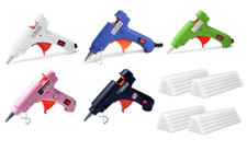Hot Melt Mini Glue Gun Electric with 50 Glue Sticks Hobby Craft DIY Xmas Gift