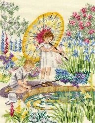 Anticipation cross stitch kit - stitch,