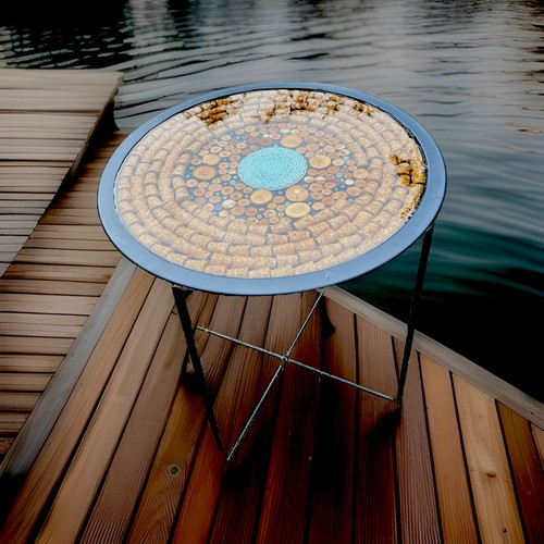 Bistro table inlaid - bistro,