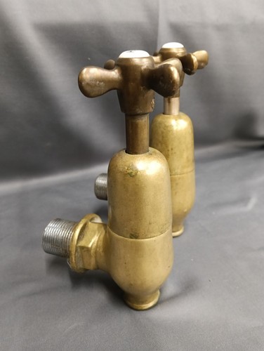 Brass globe taps refurbished - taps,