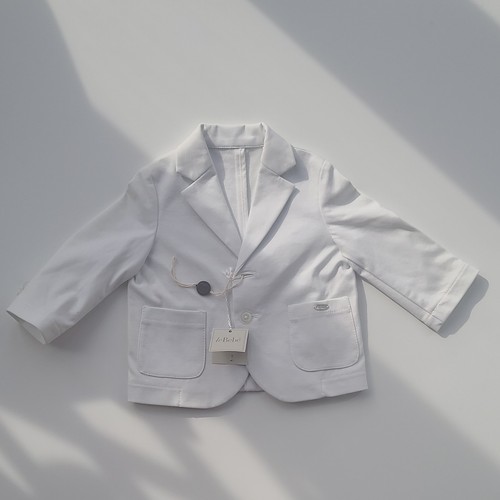 Bebé boys white cotton - le,