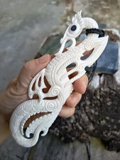Large Maori Manaia Hei Matau