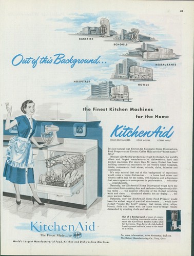 1952 kitchen aid dishwasher - 1952,