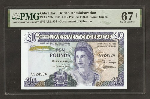 1986 gibraltar 10 pounds - 1986,