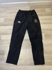 Northampton Saints Rugby Mens Black Jogging Tracksuit Bottoms Size Large