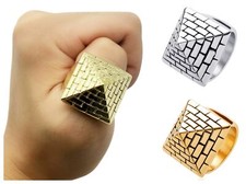 Silver - Gold Plated Pyramid
