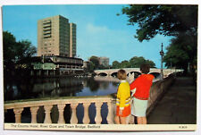 Postcard COUNTY HOTEL, RIVER