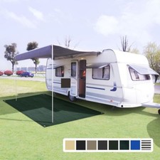 Breathable Caravan Awning Carpet HDPE Motorhome Tent Groundsheet Matting Rug