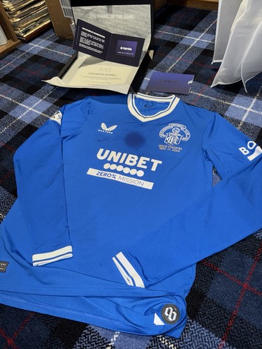 Rangers match worn - rangers,