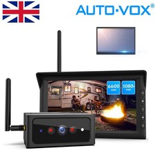 AUTO-VOX Solar4 Wireless IR Reversing Parking Camera & 7" 1080P Split Screen NEW