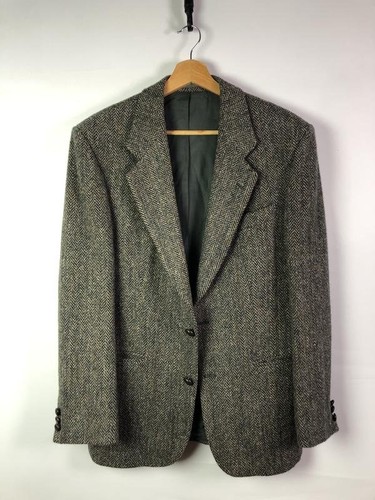 Men harris tweed - men, brown