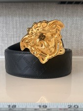 Versace Medusa Leather Belt