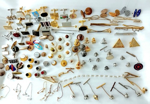 Job lot tie - pins, studs