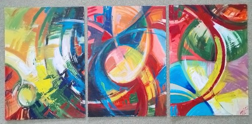 Original art abstract - original,