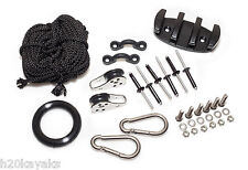    H2o Kayak Anchor Trolley Kit ,Rivets, Fixings A4 Marine Grade Stainless Steel