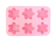 Snowflake Mould 6 Cell - Silicone Moulds For Soap Making