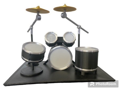 Scale full drum kit 3d - drum,