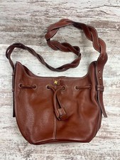Lucky Brand Genuine Leather Braided Shoulder Hobo Sinche Handbag