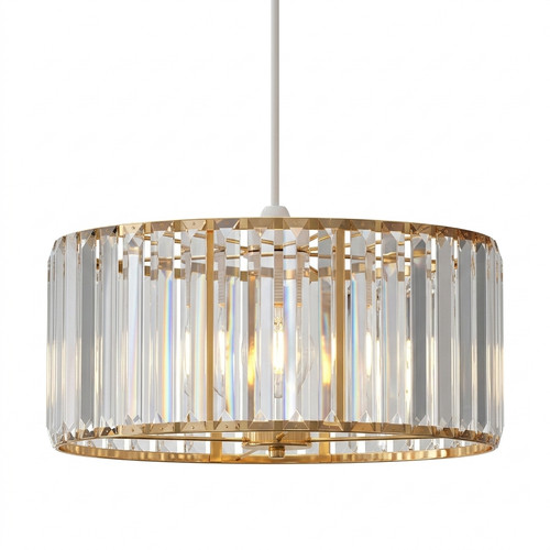 Crystal glass ceiling light - glass,