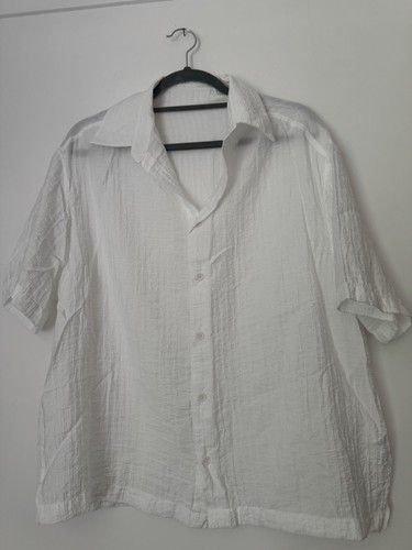 Zara white crinkle seersucker - zara,
