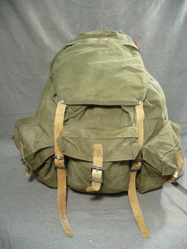 Vintage army rucksack - vintage, m1952