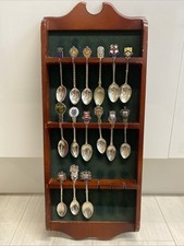 Souvenir Spoons collection With Display Case
