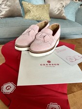 Grenson Pink Suede Slip