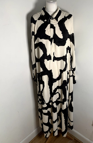 Pattern print shirt maxi - pattern,