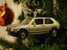 1976 Volkswagen VW Golf GTI MK1 Custom Car Christmas tree ornament with hanger