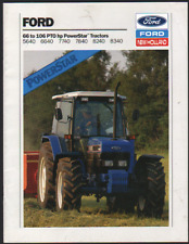 FORD 5640, 6640, 7740, 7840, 8240, 8340, 66 to 106hp PowerStar Tractor Brochure