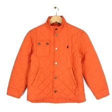 Polo Ralph Lauren Orange Toddlers Quilted Coat Jacket - Size 10-12 yrs (M)