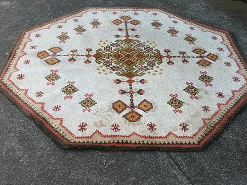 60s kelim carpet hand - 60s,