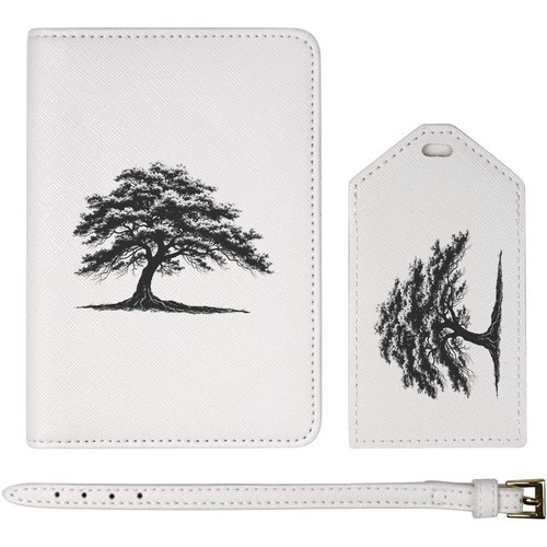 Old tree passport travel set - passport,