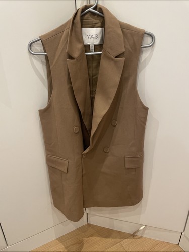 Womens beige camel v - y.a.s,