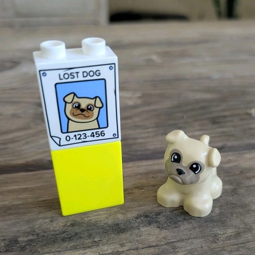 Lego duplo lost dog parts - lost,