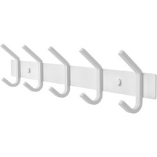 White Coat Rack Wall Mount –