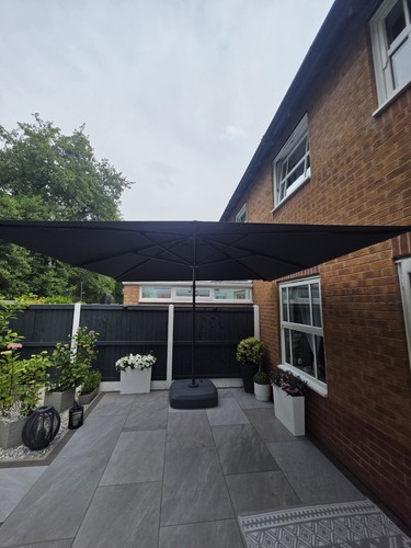 3x3m garden parasol - 3x3m,
