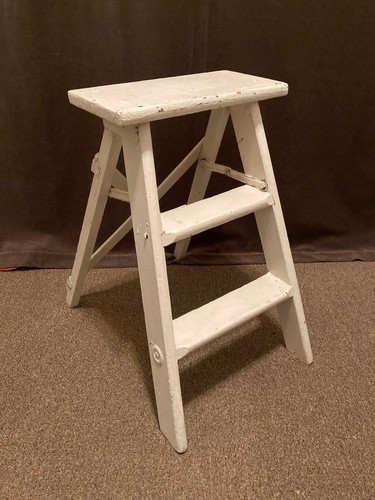 Vintage hardwood painted white - vintage,