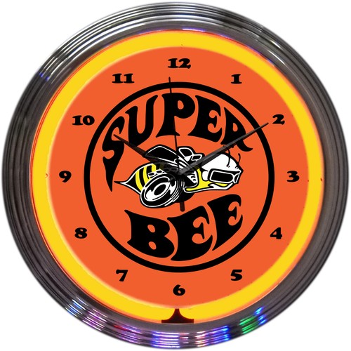 Super bee dodge neon clock - dodge,