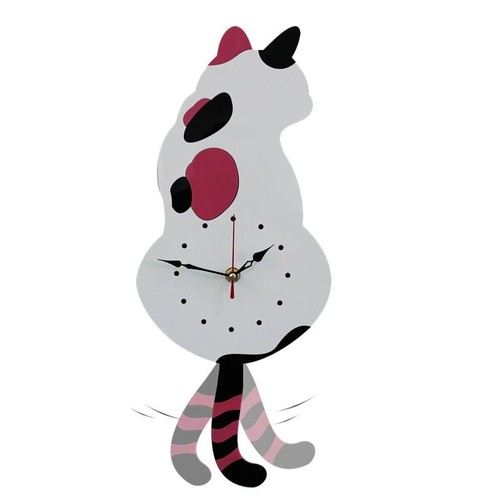 Wall clock cute cat - wall,