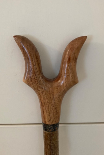Maple wood urn thumb stick - maple,