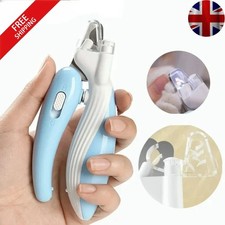 LED Pet Nail Clippers Trimmer Grooming Scissors for Dogs Cats Paw Care Tool