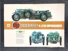 WITH MOTOR Airfix 1/12 1930 Bentley 4 1/2 Litre Supercharged Vintage Model Kit