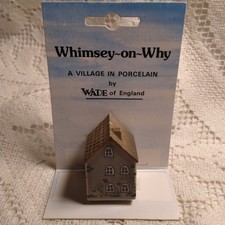 Wade Whimsey-on-Why England Miniature "School House" No.33 Wrong Card? Porcelain