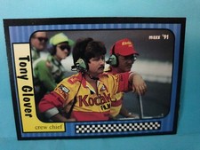 Tony Glover🏆1991 Maxx Race Cards #64 Trading Card🏆FREE POST