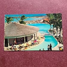 Holiday Inn Pool, Pirates Cove, Nassau, Bahamas, Plastichrome Postcard, Unposted