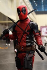 Deadpool 3 Wade Wilson Jumpsuit Outfit Cosplay Costume Halloween Accessories Set