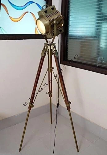 Vintage industrial floor - industrial, lamp
