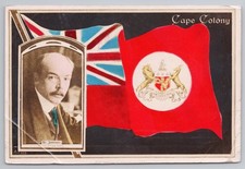 Dr Jameson Premier of Cape Colony Flag Postcard South Africa KEVII Aristophot