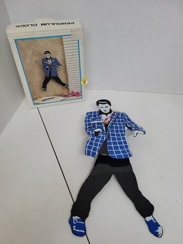 Elvis presley pendulum clock - elvis,